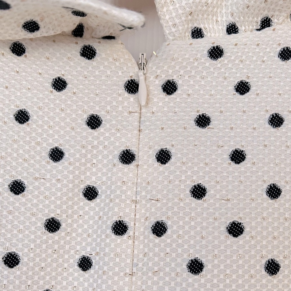 Harper Rose Metallic Polka Dot Fit and Flare Dress - Picture 9 of 9